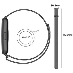 Correa de reloj magnética de metal milanesa ...