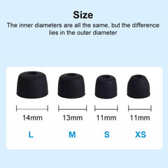 Kit de 4 pares de almohadillas de silicona d...