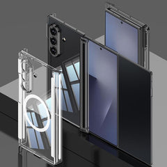 Funda para teléfono GKK transparente plegabl...