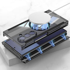 Funda para teléfono GKK transparente plegabl...