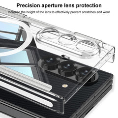 Funda para teléfono GKK transparente plegabl...