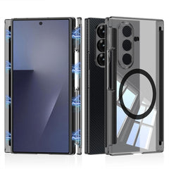 Funda para teléfono GKK transparente plegabl...
