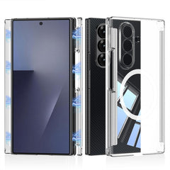 Funda para teléfono GKK transparente plegabl...