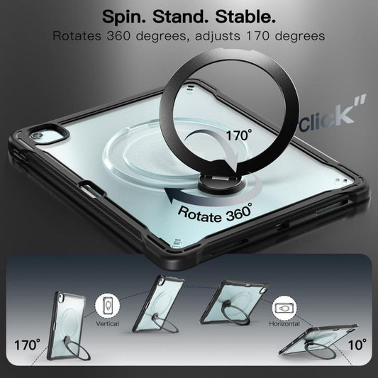 Funda híbrida para tablet con soporte metáli...