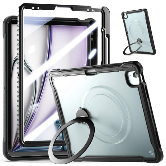 Funda híbrida para tablet con soporte metáli...