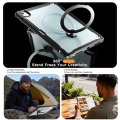 Funda híbrida para tablet con soporte metáli...