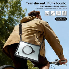 Funda híbrida para tablet con soporte metáli...