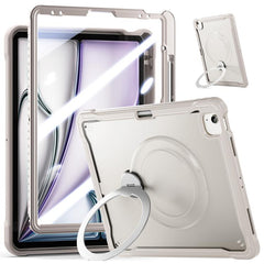 Funda híbrida para tablet con soporte metáli...