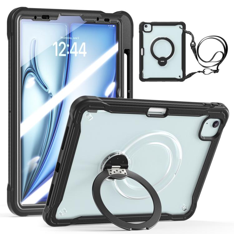 Funda híbrida para tablet con soporte metáli...