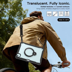 Funda híbrida para tablet con soporte metáli...