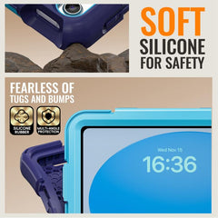 Funda híbrida de silicona para tablet con so...