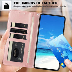 Funda para teléfono de piel vegana con relie...