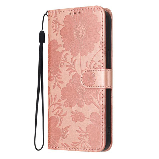 Funda para teléfono de piel vegana con relie...