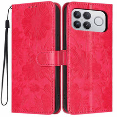 Funda para teléfono de piel vegana con relie...
