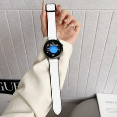 Correa de reloj xDfind de cuero vegano con t...
