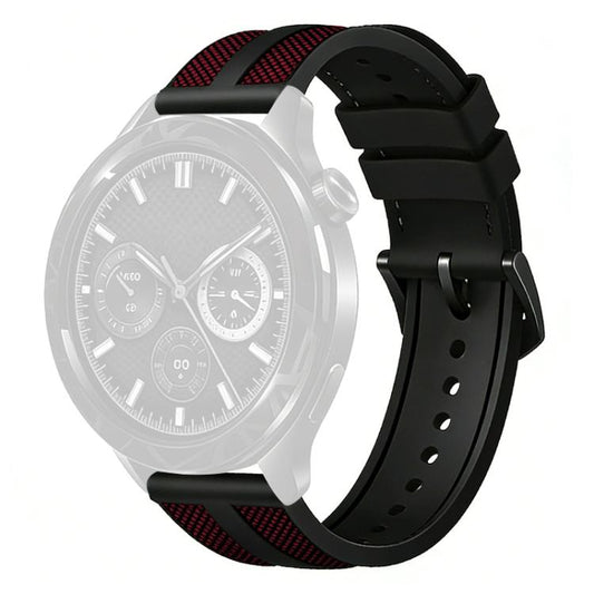 Correa de reloj híbrida de nailon trenzado y...