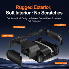 Estuche para auriculares Explorer de fibra d...