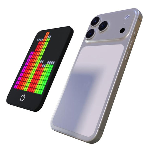 Pantalla de píxeles magnéticos emisores de LED