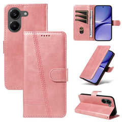 Funda de cuero para teléfono con costura tip...