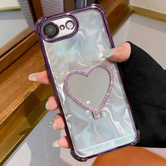 Funda para teléfono con forma de corazón, ch...