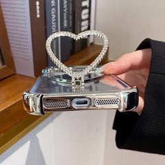 Funda para teléfono con forma de corazón, ch...