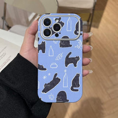 Funda de silicona para teléfono con ventana ...