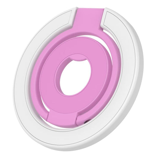 Soporte magnético para teléfono con hebilla de anillo giratorio