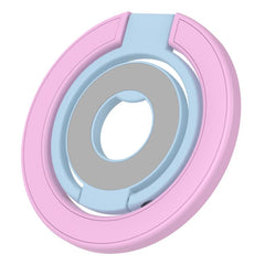Soporte magnético para teléfono con hebilla de anillo giratorio