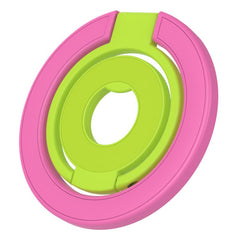 Soporte magnético para teléfono con hebilla de anillo giratorio