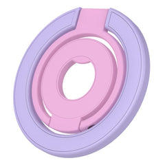 Soporte magnético para teléfono con hebilla de anillo giratorio
