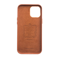 QIALINO Estuche protector de cuero de vaca a...