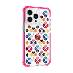 Funda acrílica antigolpes con diseño de cora...