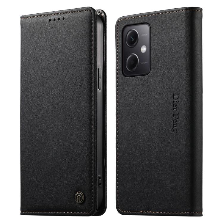 Funda para teléfono Dierfeng de cuero vegano...