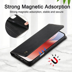 Funda para teléfono Dierfeng de cuero vegano...
