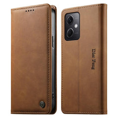 Funda para teléfono Dierfeng de cuero vegano...
