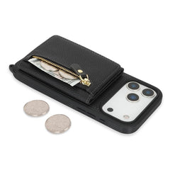 Cartera bandolera con cremallera, soporte pa...
