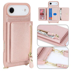Cartera bandolera con cremallera, soporte pa...