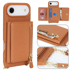 Cartera bandolera con cremallera, soporte pa...