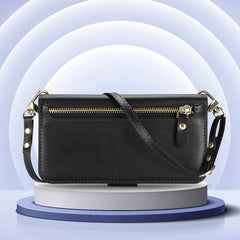 Cartera bandolera con cremallera frontal y m...
