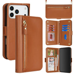 Cartera bandolera con cremallera frontal y m...