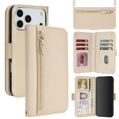 Cartera bandolera con cremallera frontal y m...