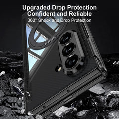 Funda para teléfono GKK plegable transparent...