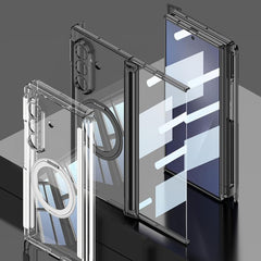 Funda para teléfono GKK plegable transparent...