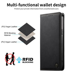 Funda para teléfono Dierfeng de cuero vegano...