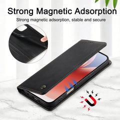 Funda para teléfono Dierfeng de cuero vegano...
