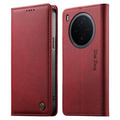 Funda para teléfono Dierfeng de cuero vegano...