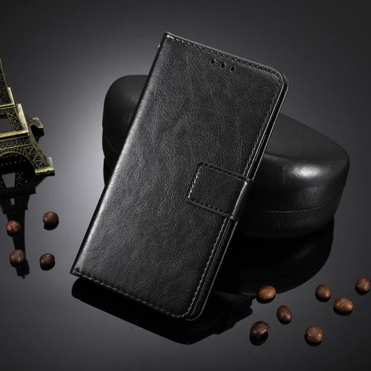 Funda para teléfono de cuero vegano con text...