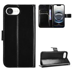 Retro Crazy Horse Texture Vegan Leather Phon...