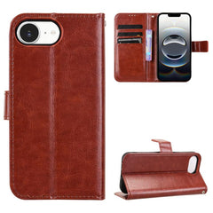Retro Crazy Horse Texture Vegan Leather Phon...