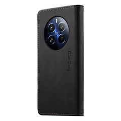 Dierfeng Metal Snap Magnetic RFID Vegan Leat...
